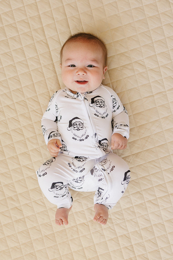 Bamboo Zip Romper | Cool Santa