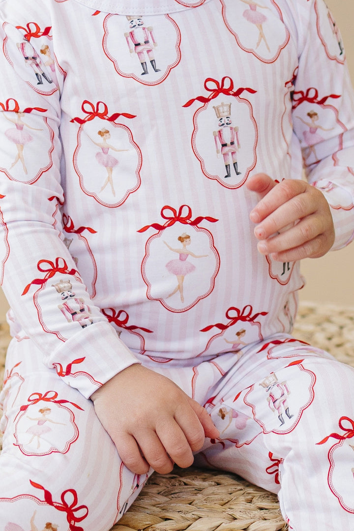 Bamboo Two Piece Set | Pink Nutcracker