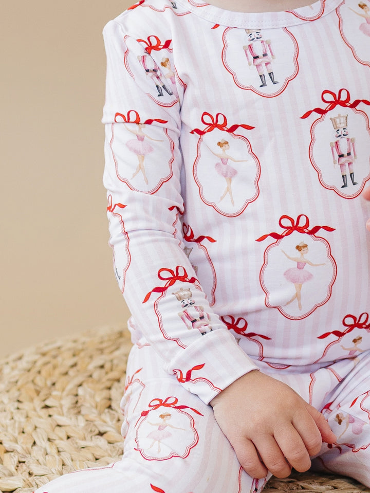 Bamboo Two Piece Set | Pink Nutcracker