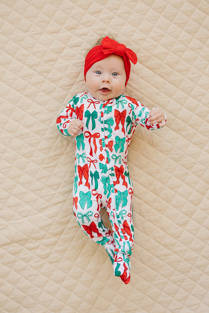 Bamboo Zip Romper | Merry Bows