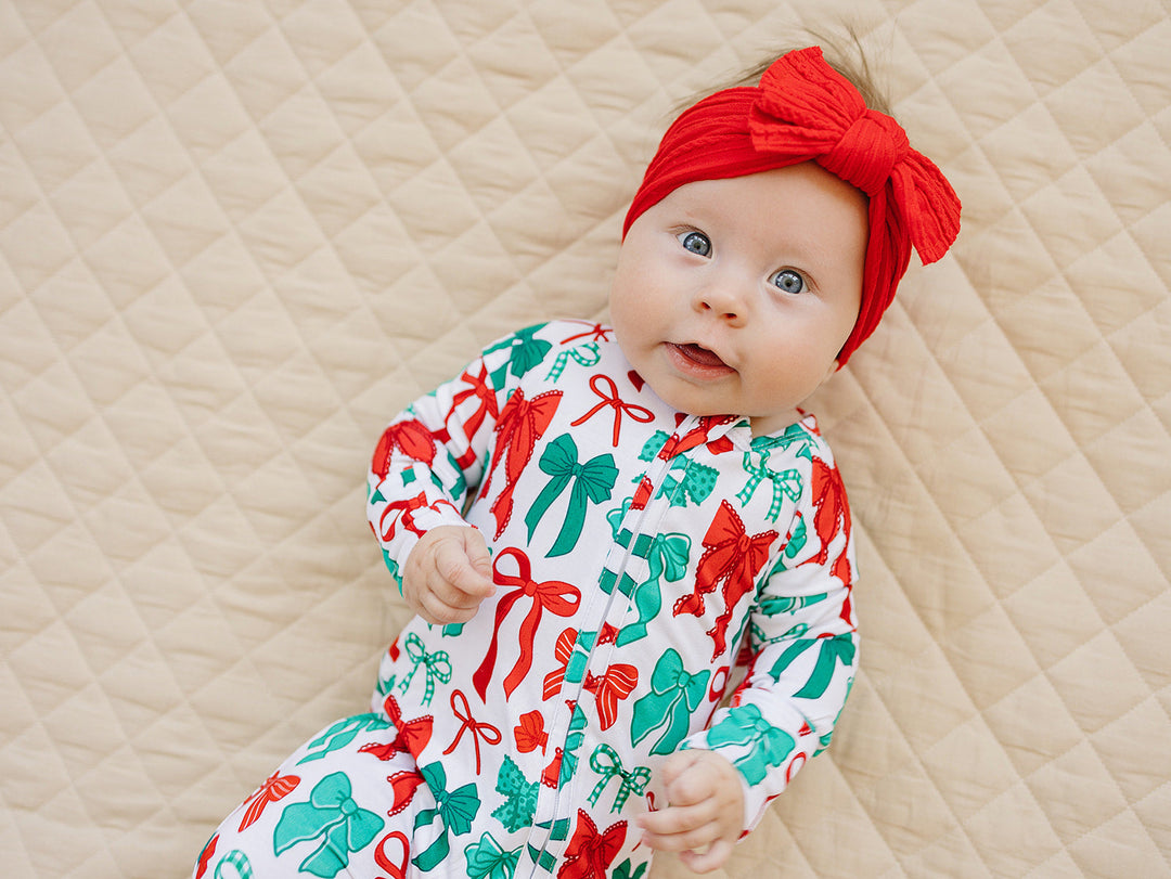 Bamboo Zip Romper | Merry Bows
