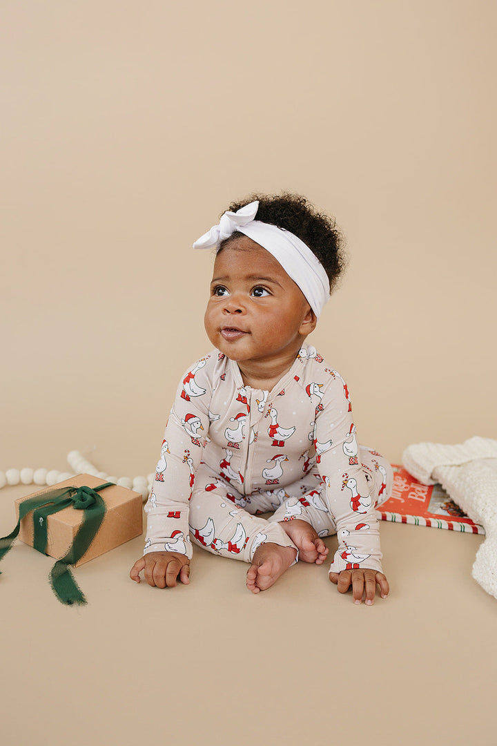 Bamboo Zip Romper | Merry Goose