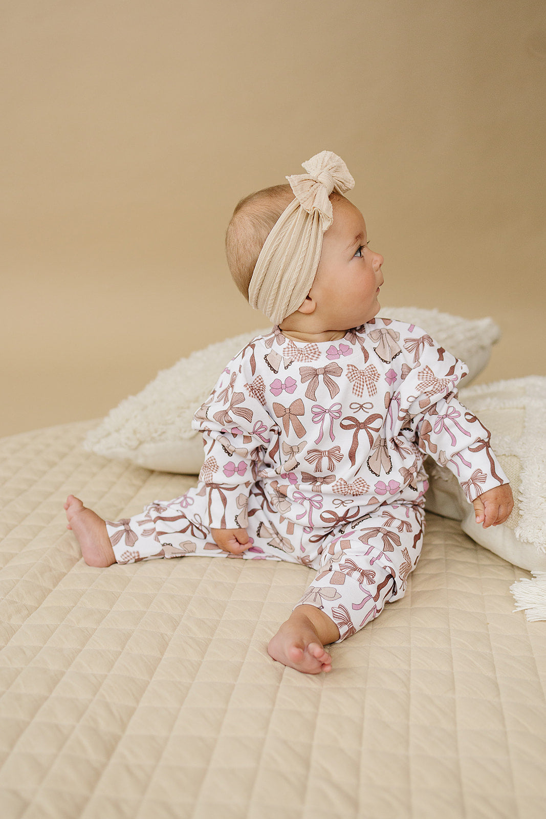 Jogger Set | Mocha Bows