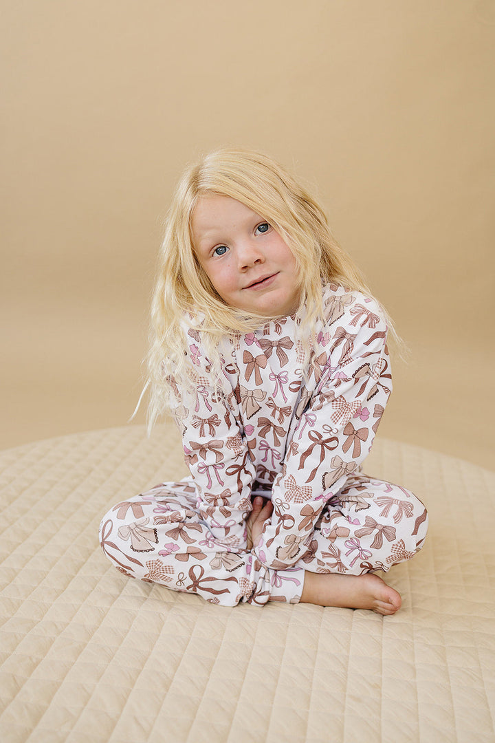 Jogger Set | Mocha Bows