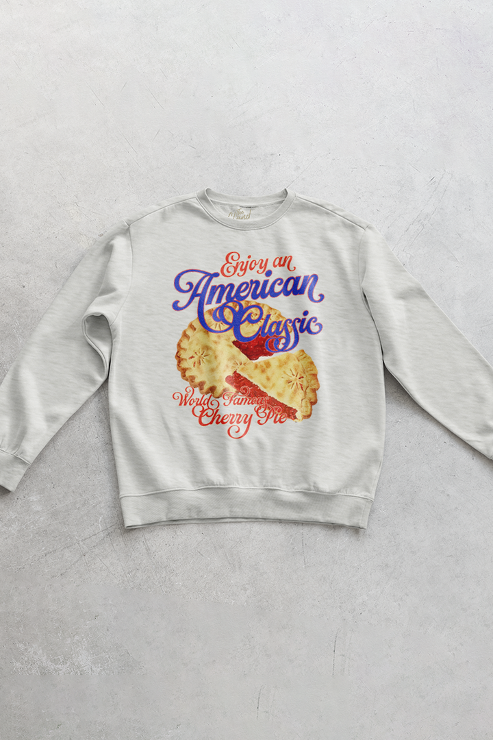 Underground Original Design: Cherry Pie,  An American Classic Oversized Sweatshirt