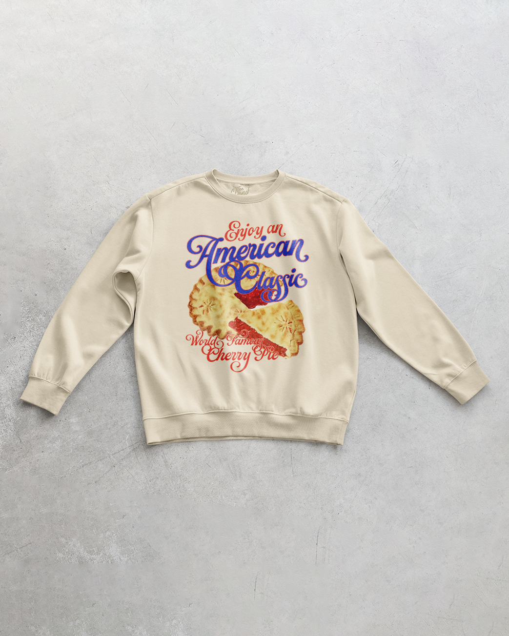 Underground Original Design: Cherry Pie,  An American Classic Oversized Sweatshirt