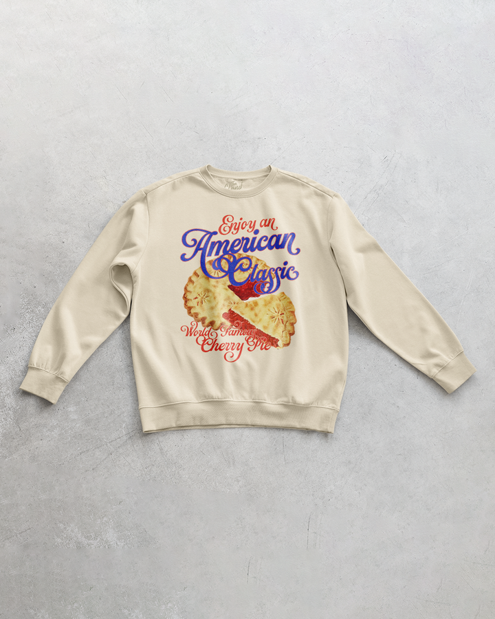 Underground Original Design: Cherry Pie,  An American Classic Oversized Sweatshirt