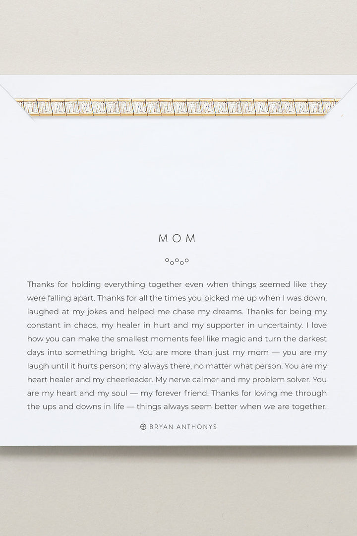 Mom Baguette Tennis Bracelet