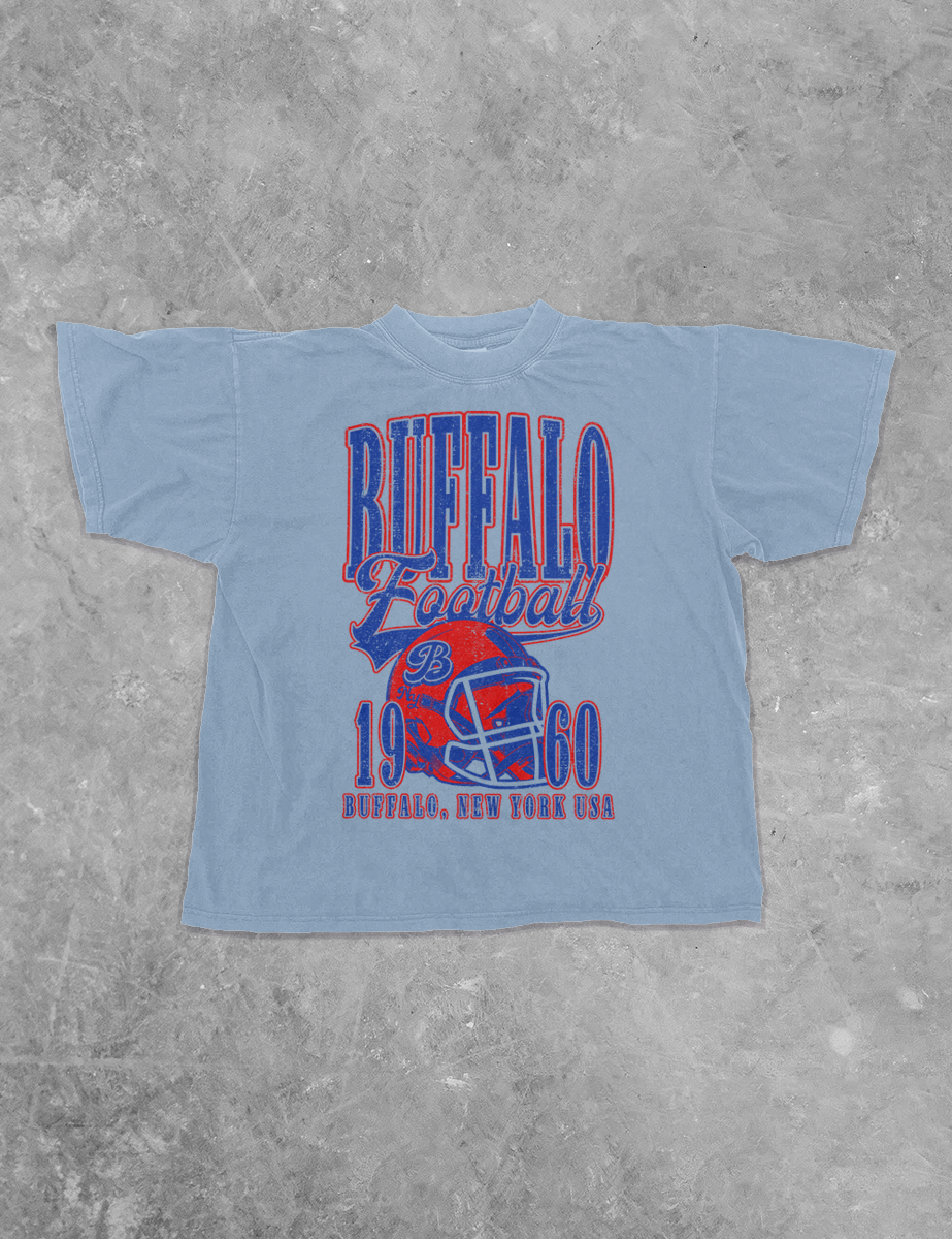 Underground Original Design: Buffalo Football Boxy Cotton TShirt