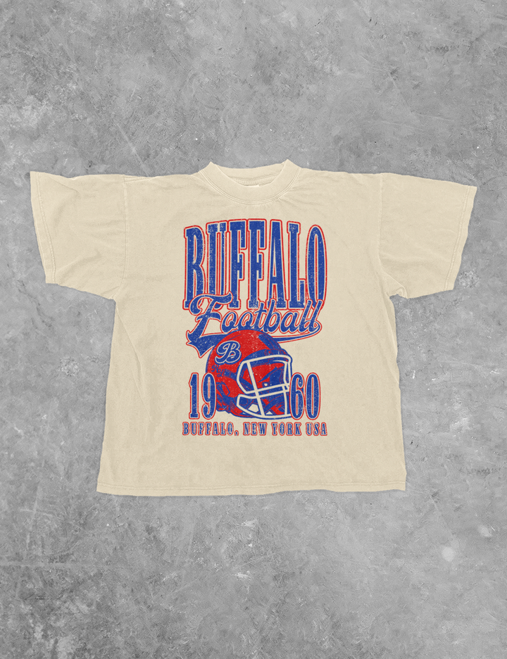 Underground Original Design: Buffalo Football Boxy Cotton TShirt