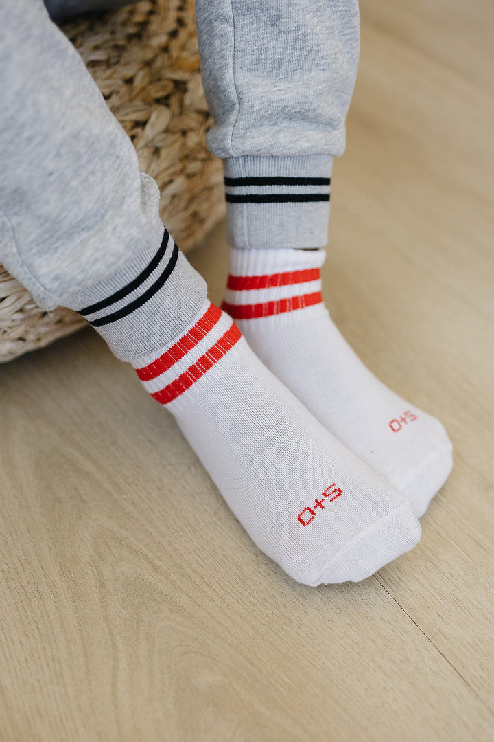 Crew Socks Striped 3 Pack