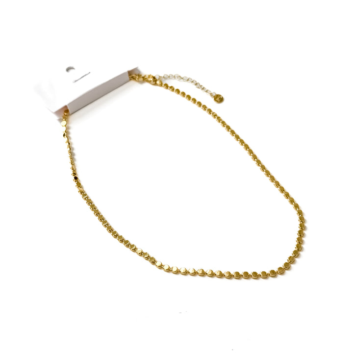 Dakota Disc Chain Necklace - WATERPROOF