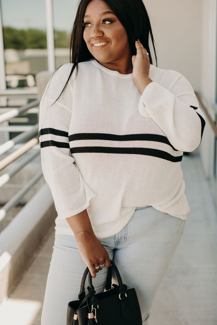 Varsity Stripe Sweater