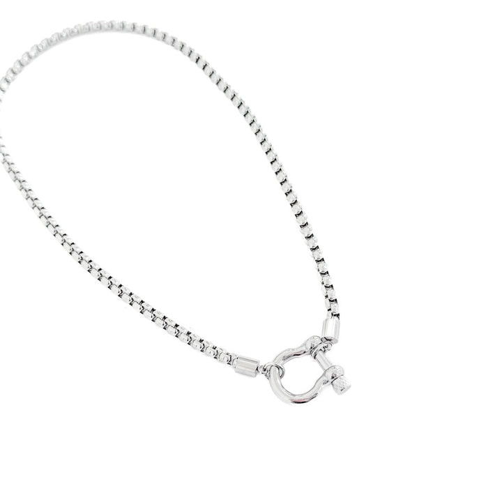 Lucky Me Horseshoe Toggle Necklace - WATERPROOF