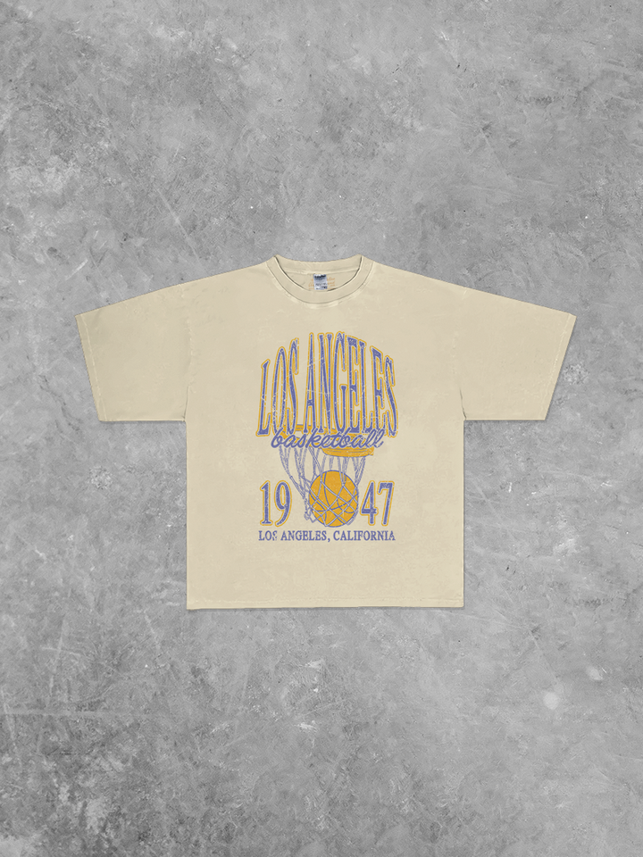 Underground Original Design: 90's Los Angeles Basketball Boxy Oversized TShirt
