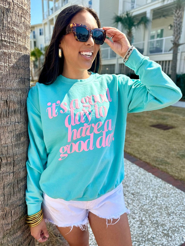 PUFF 'Good Day²' Lightweight Sweatshirt