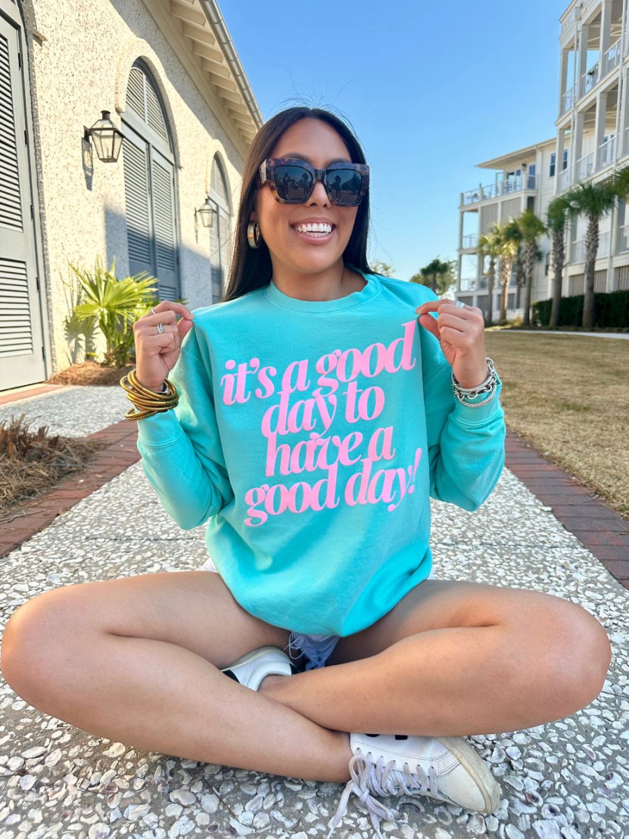 PUFF 'Good Day²' Lightweight Sweatshirt