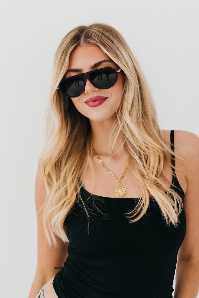 Retro Oval Flat Sunglasses
