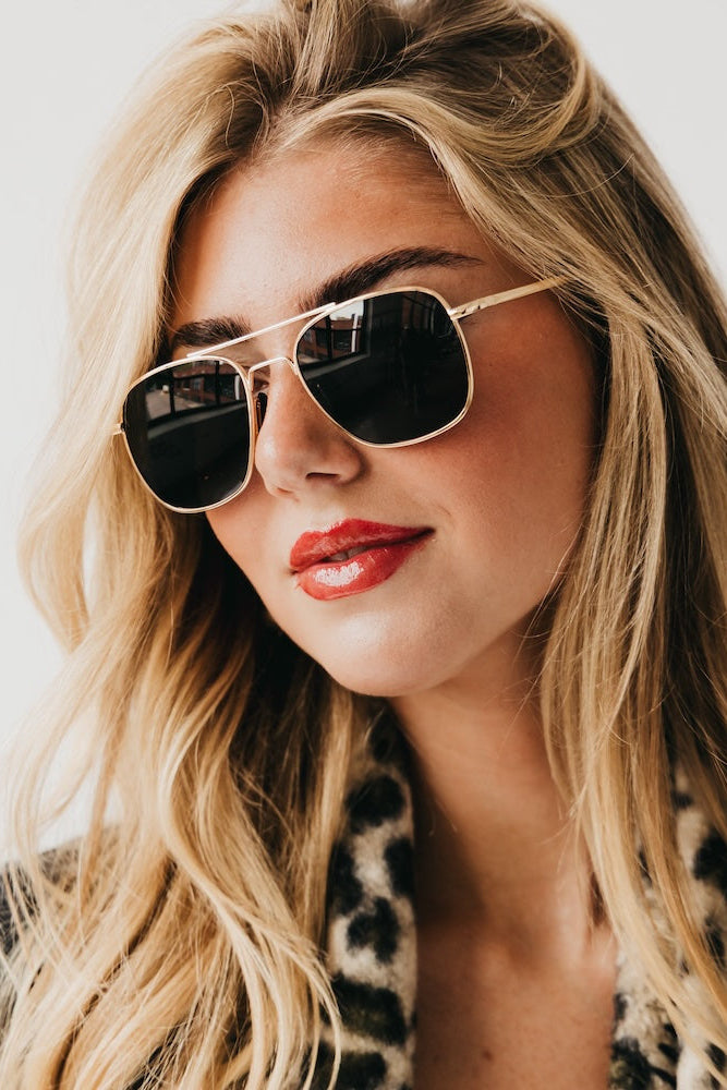 Sunny Square Aviator Sunglasses