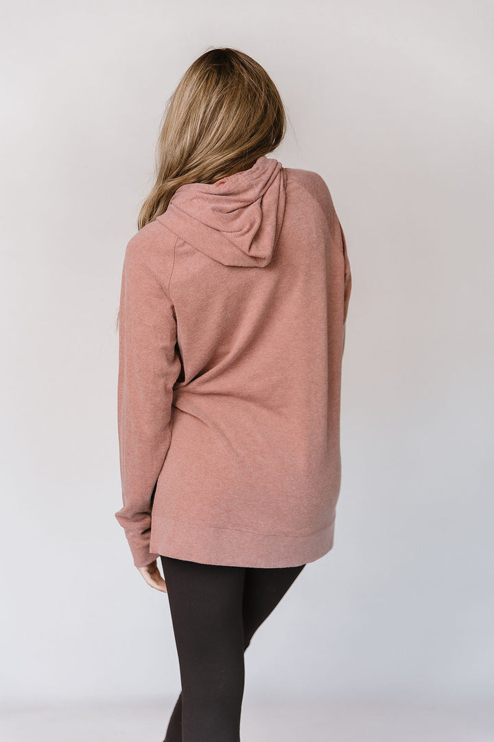 Sideslit Hoodie - Burnt Sienna