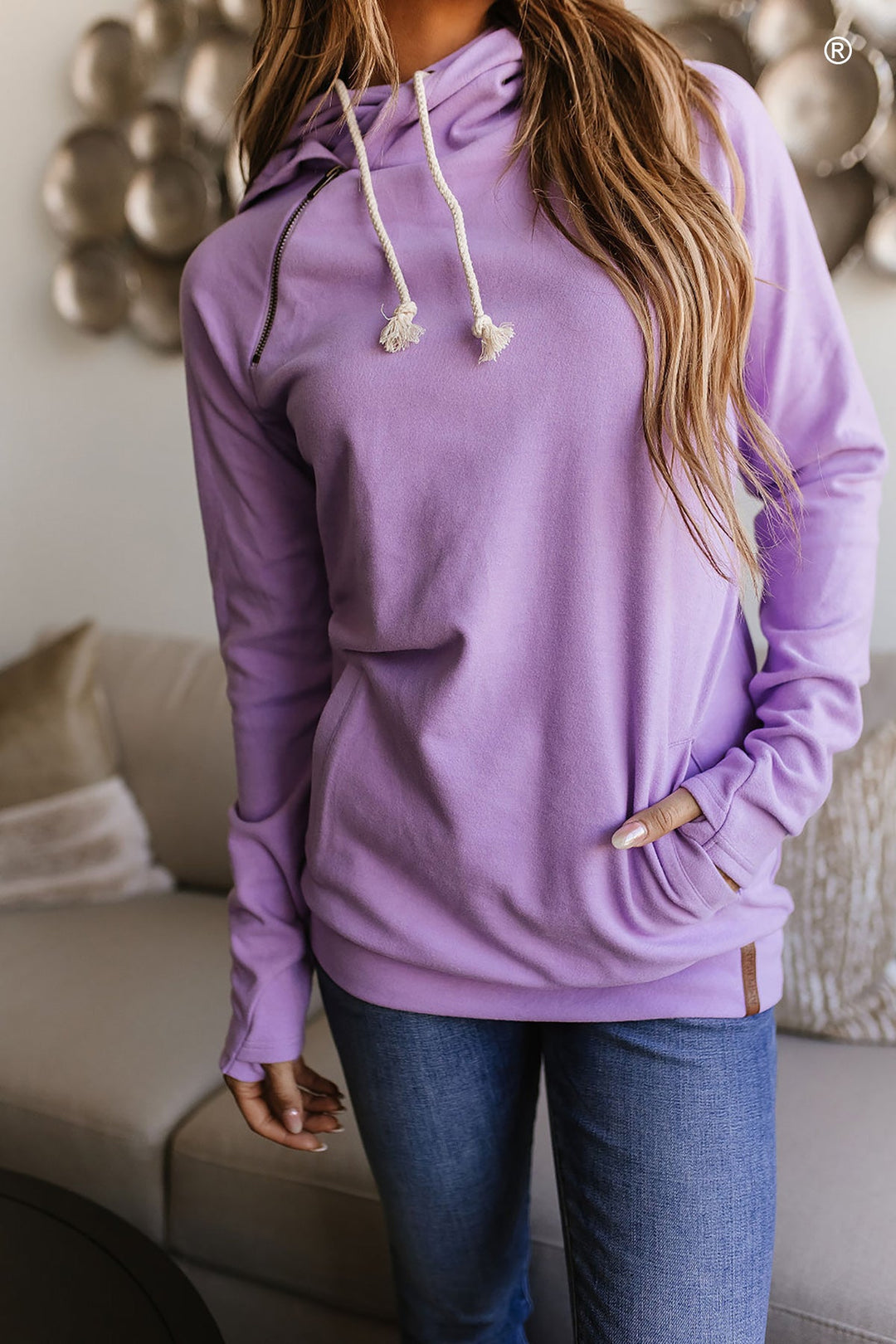 Performance Fleece DoubleHood™ Sweatshirt - Wisteria