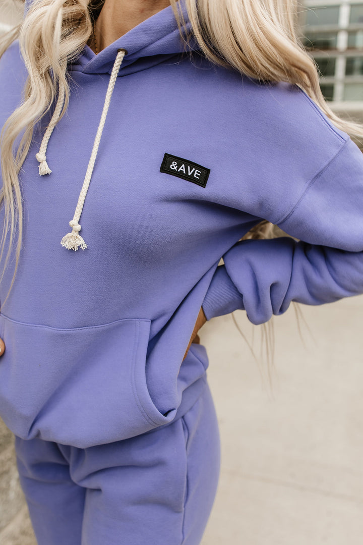 Comfort Zone Hoodie - Lilac