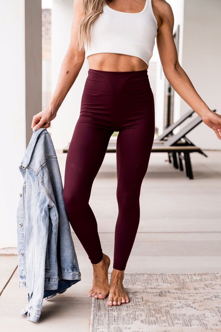 Game Changer Leggings 27" Wine