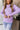 Lilac Purple Cowl Neck Pullover Sweatshirt | Performance Fleece CowlNeck Sweatshirt - Wisteria