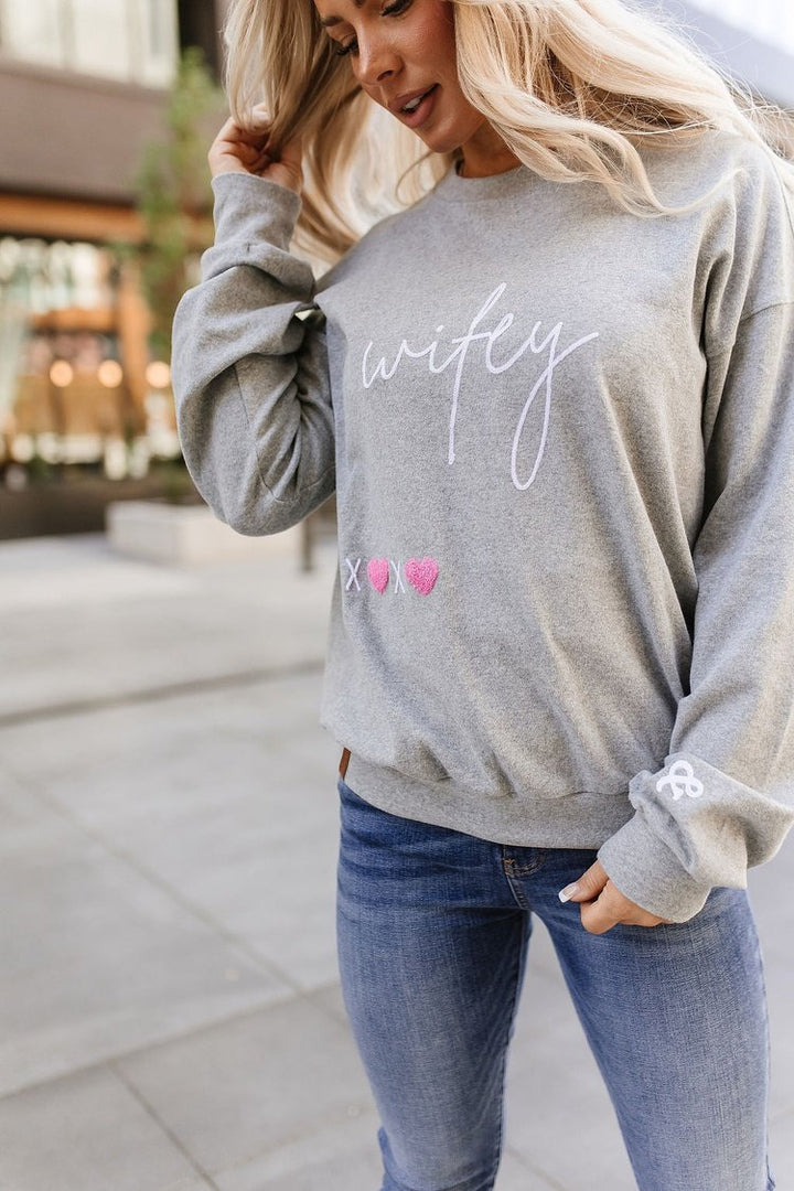 University Pullover - Wifey - Mindy Mae's Marketcomfy cute hoodies