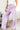 Lilac Purple Wide Leg High Waisted Sweatpants