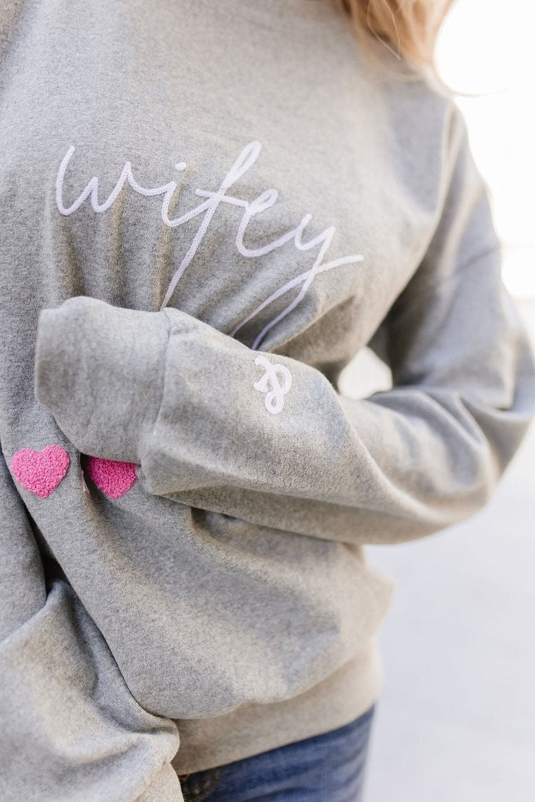 University Pullover - Wifey - Mindy Mae's Marketcomfy cute hoodies