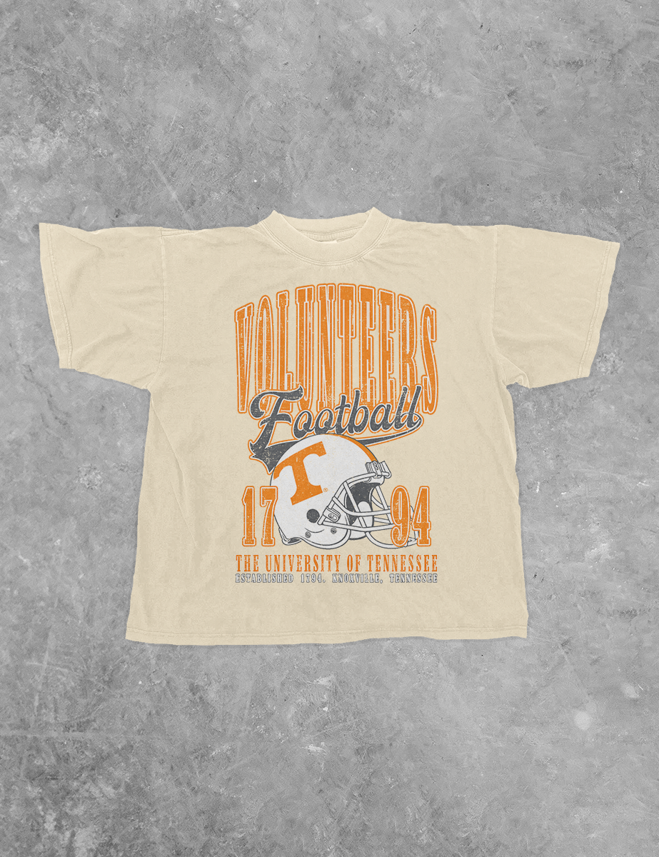 Underground Original Design: Tennessee Volunteers Football OG Boxy Cotton TShirt