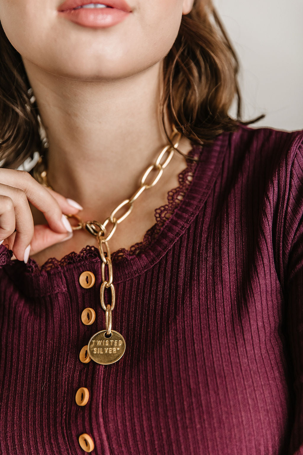 Classic Necklace - Brass - Mindy Mae's Marketcomfy cute hoodies