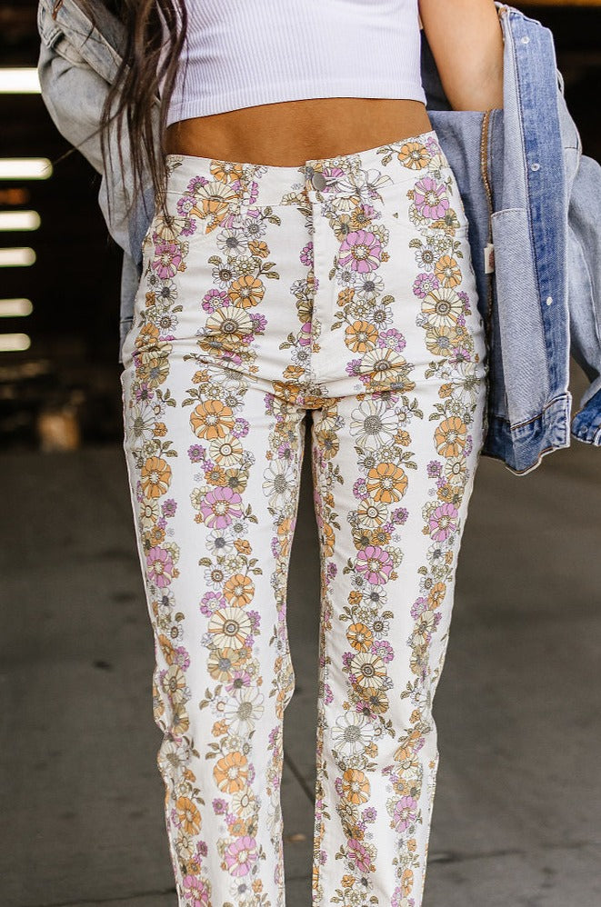Daphne Floral Pants - Mindy Mae's Marketcomfy cute hoodies