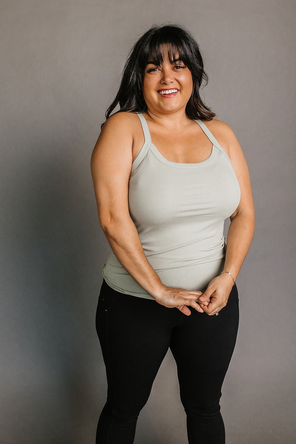 Raya Racerback Tank - Sage