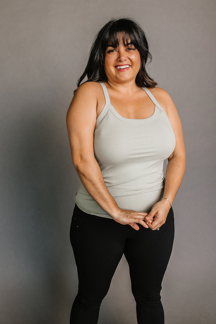Raya Racerback Tank - Sage