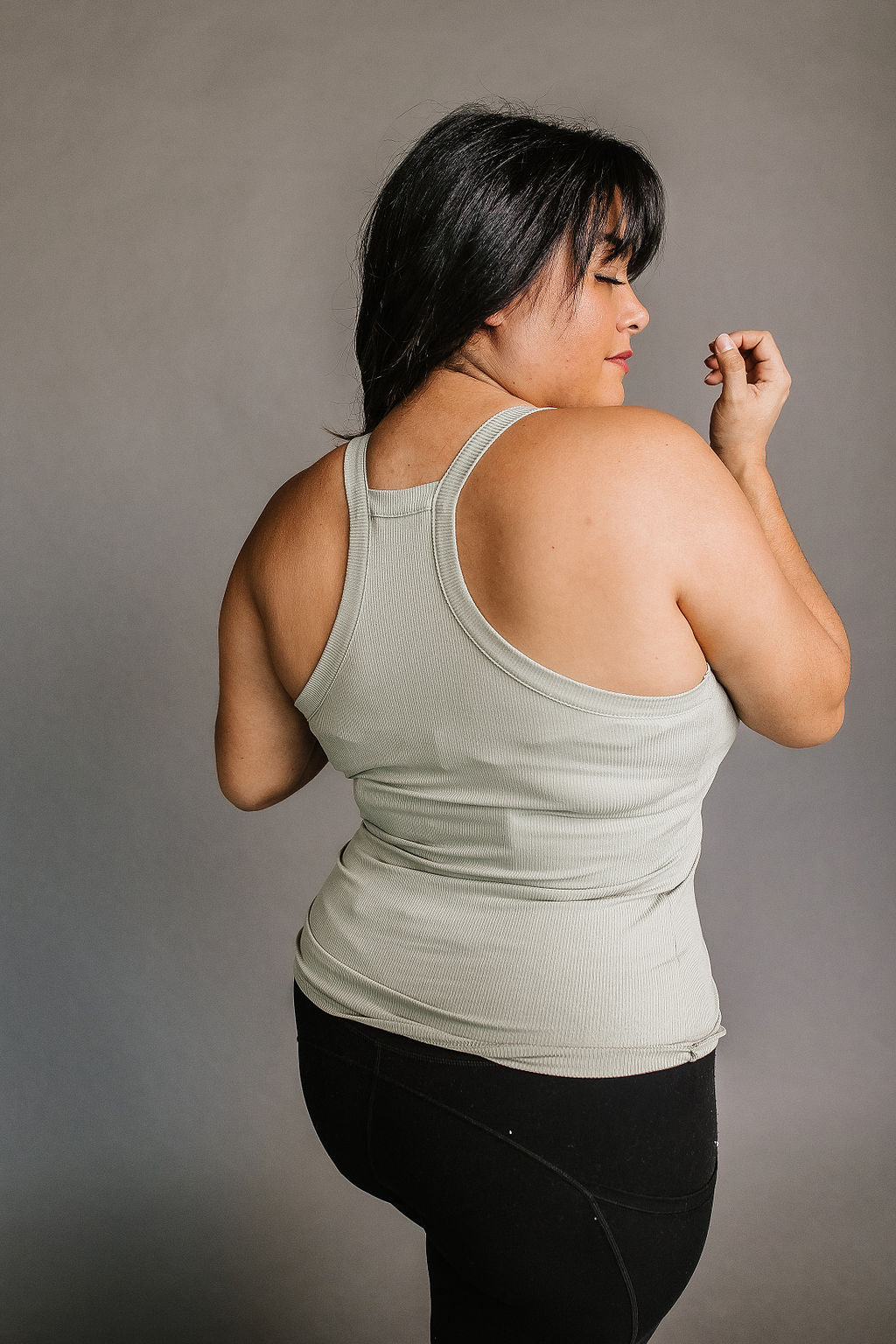 Raya Racerback Tank - Sage