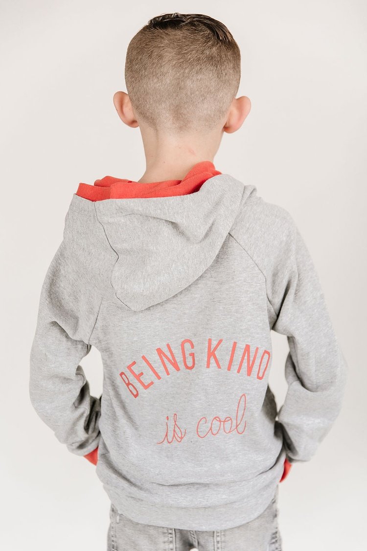 Youth DoubleHood™ - Being Kind is Cool - Mindy Mae's Marketcomfy cute hoodies