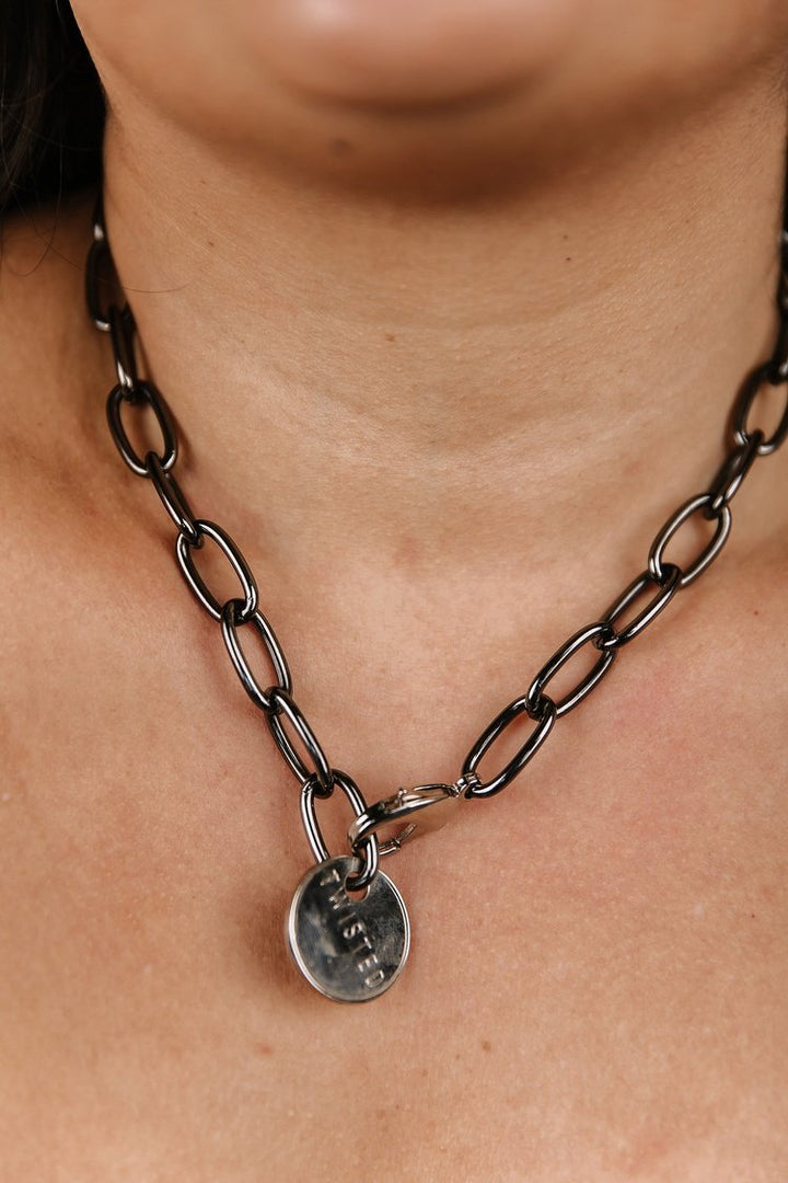 Classic Necklace - Gunmetal - Mindy Mae's Marketcomfy cute hoodies