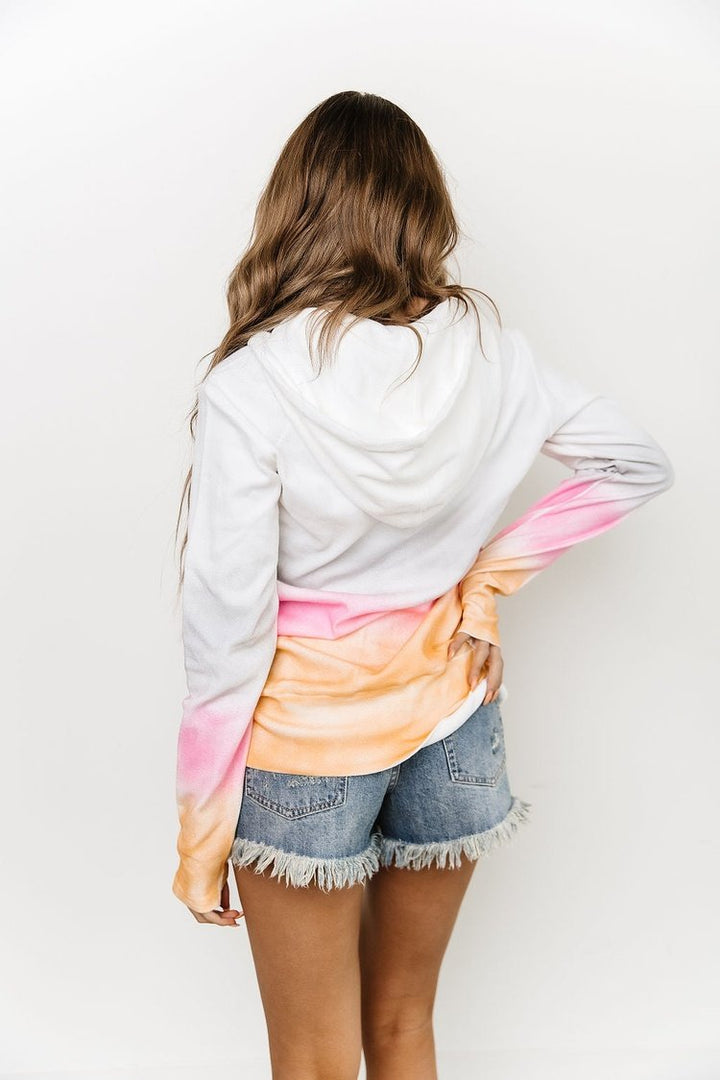 HalfZip Hoodie - Sun Kissed - Mindy Mae's Marketcomfy cute hoodies