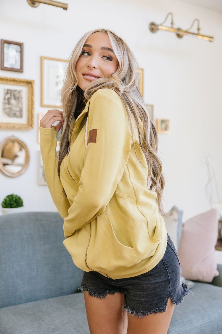 FullZip Hoodie - Fern - Mindy Mae's Marketcomfy cute hoodies