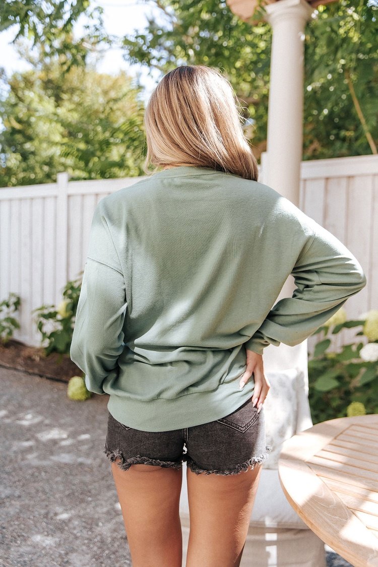 Ampersand Classic Pullover - Sage - Mindy Mae's Marketcomfy cute hoodies