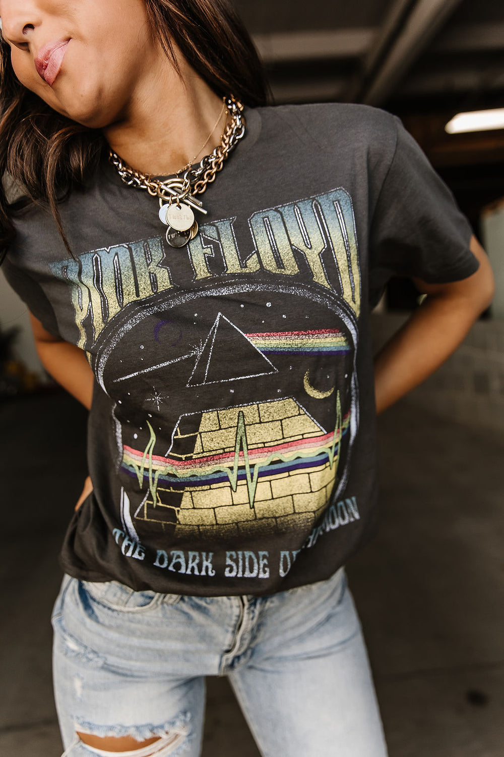 Dark Side of The Moon Band Tee - Mindy Mae's Marketcomfy cute hoodies