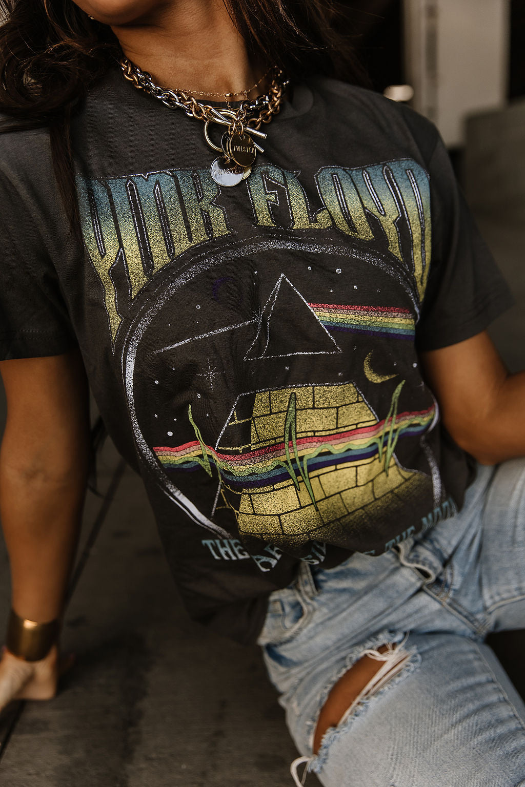 Dark Side of The Moon Band Tee - Mindy Mae's Marketcomfy cute hoodies