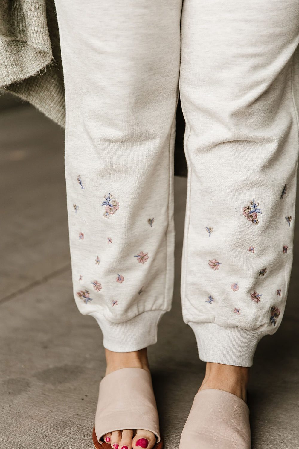 Elise Embroidered Joggers - Mindy Mae's Marketcomfy cute hoodies