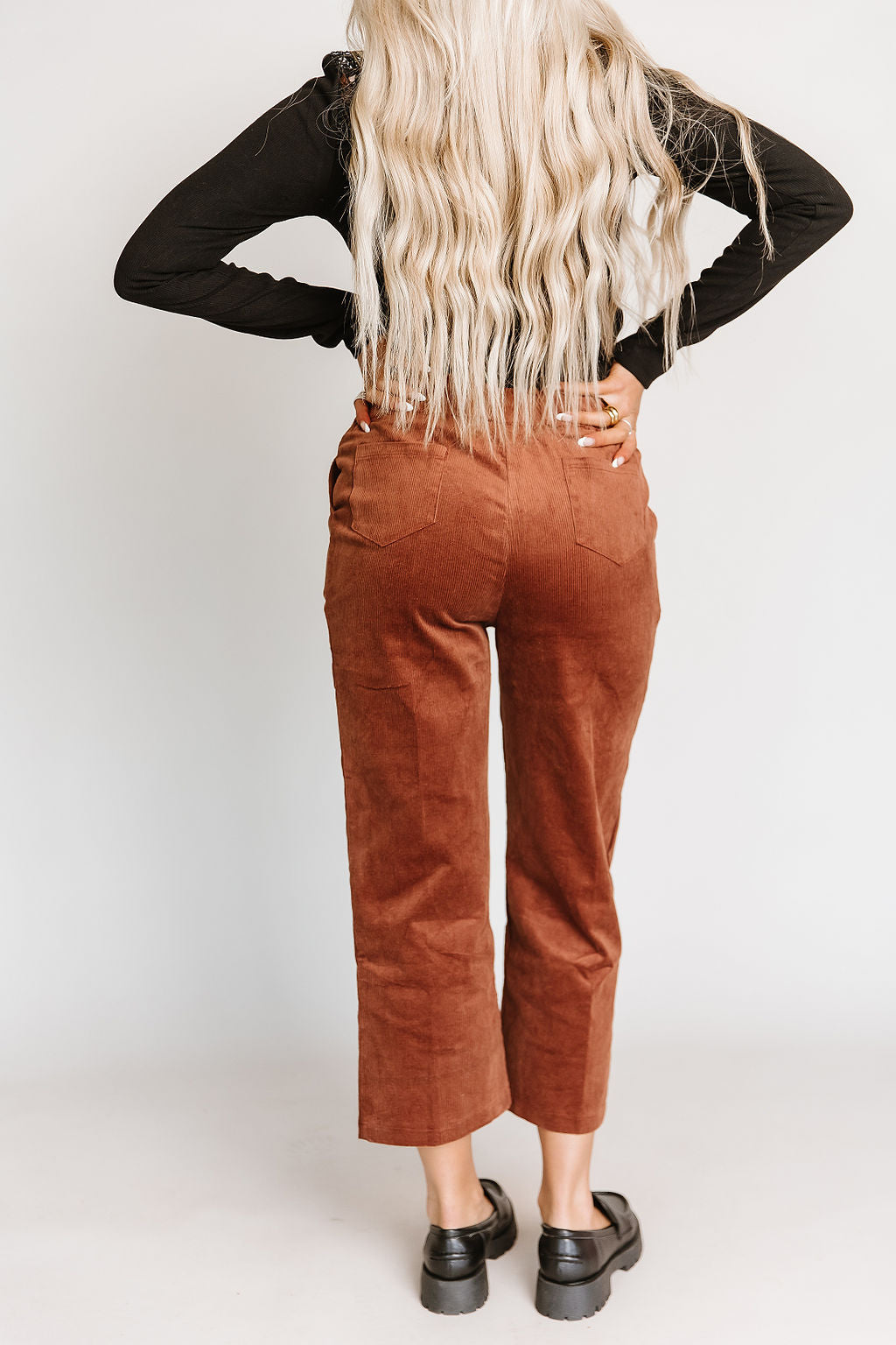 Jada Corduroy Crops - Mocha