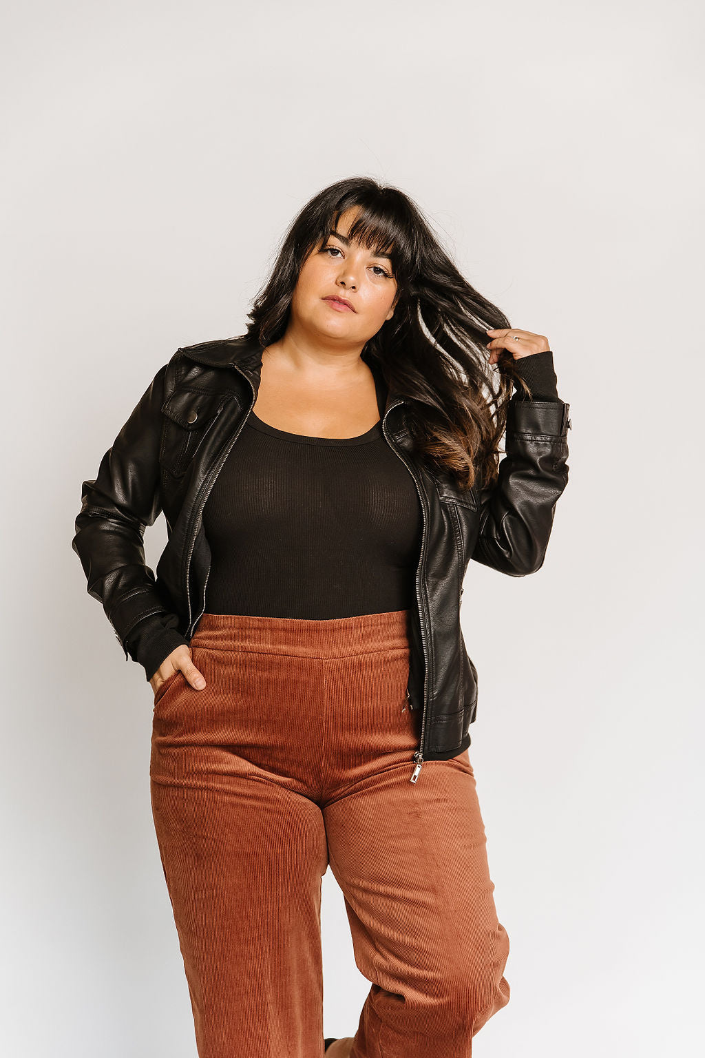 Jada Corduroy Crops - Mocha