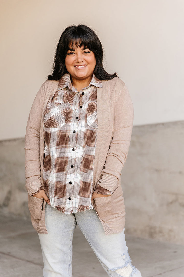 Lightweight Cuddle Cardigan - Brown - Mindy Mae's Marketcomfy cute hoodies