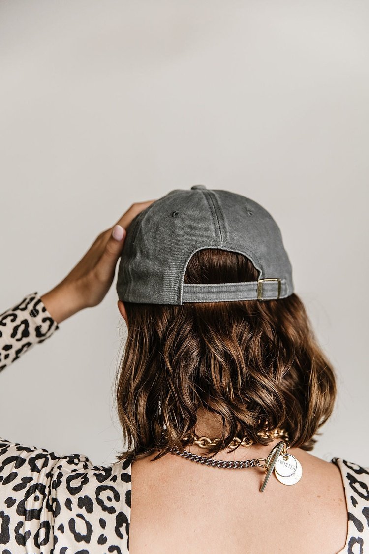 LA Vintage Baseball Hat - Grey - Mindy Mae's Marketcomfy cute hoodies