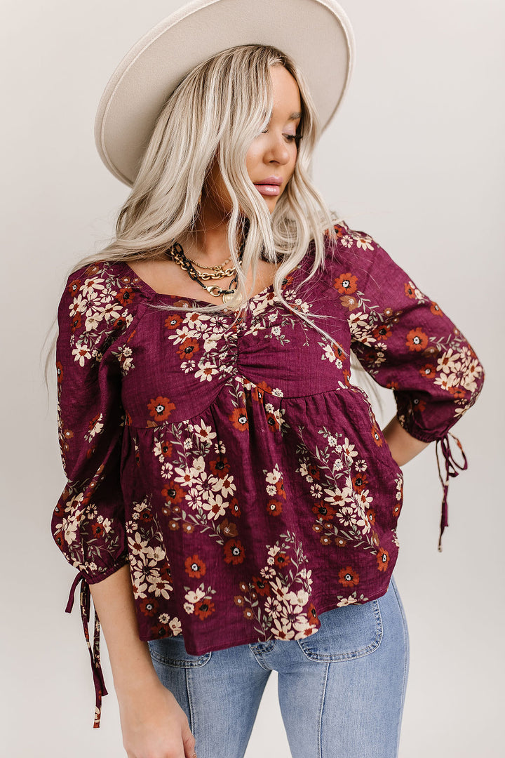 LeAnn Floral Top - Mindy Mae's Marketcomfy cute hoodies